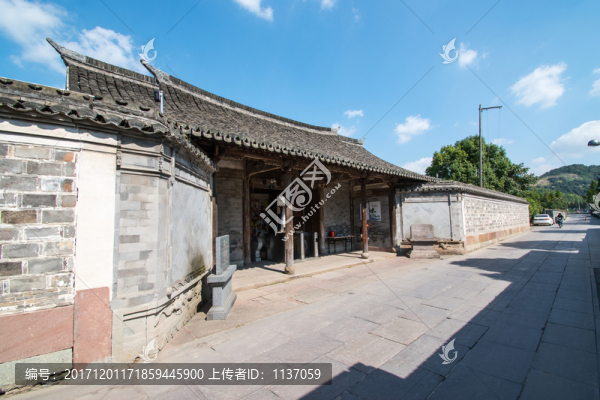 寧波慈城,馮岳彩繪臺門