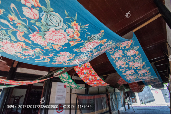 寧波慈城,馮岳彩繪臺(tái)門(mén)