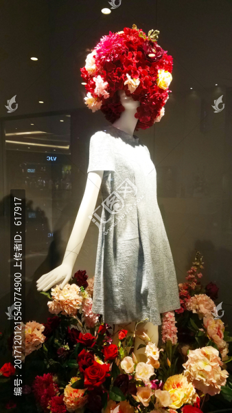 櫥窗,模特,服裝店