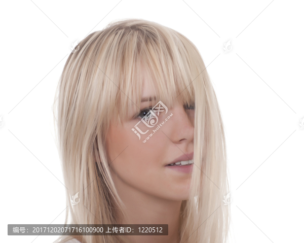 金發(fā)的年輕女子