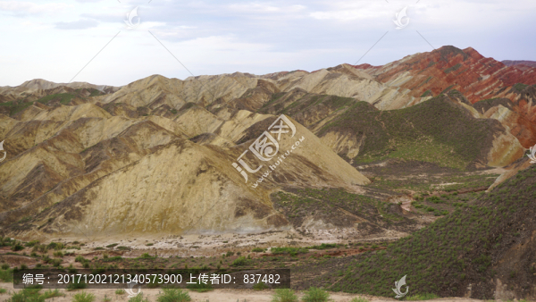 七彩丹霞風(fēng)景