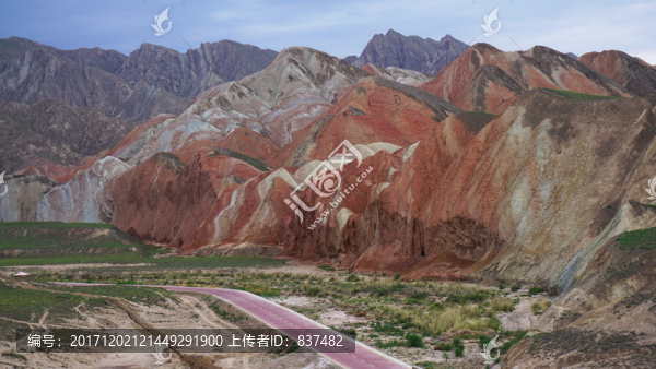 七彩丹霞風(fēng)景