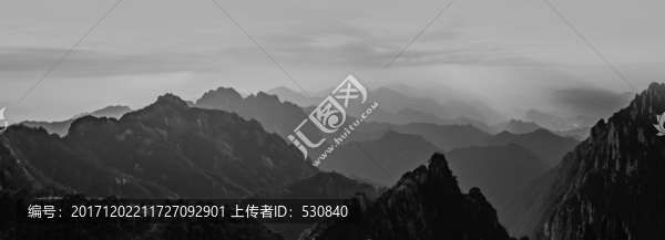 水墨群山
