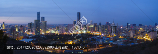 俯瞰大連夜色