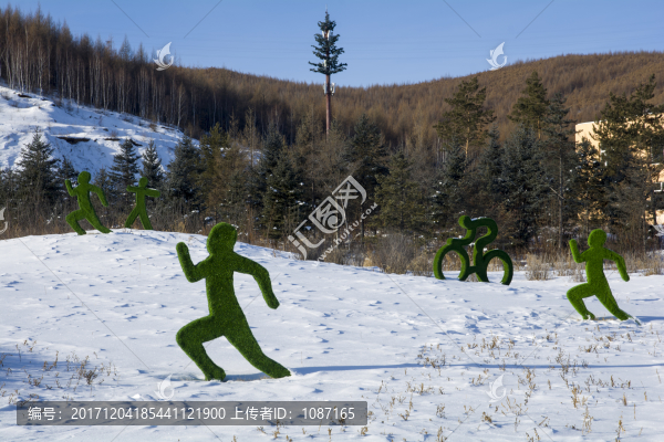 山野體育雕塑