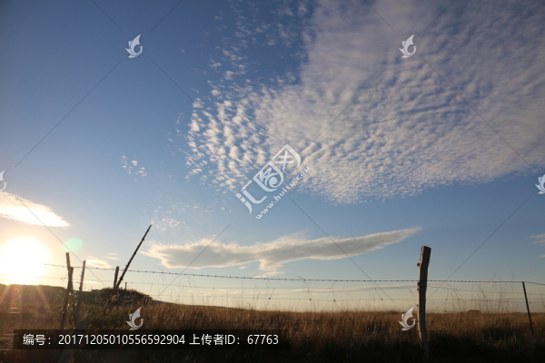 藍天白云