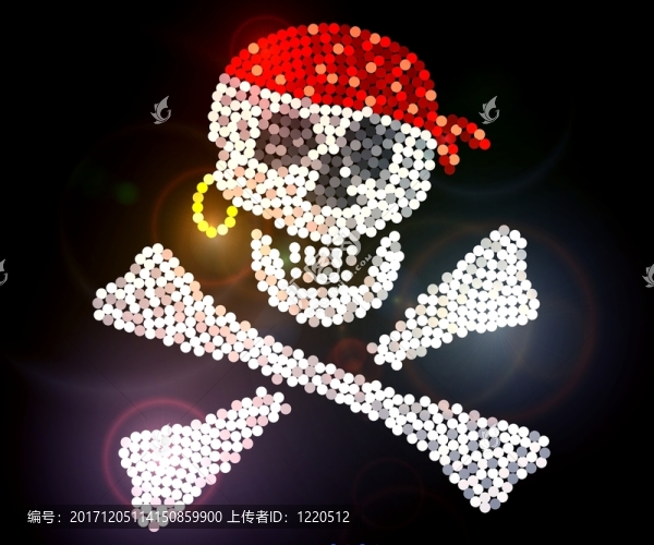 閃閃發(fā)光的海盜旗