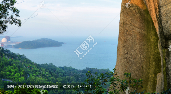 珠海風(fēng)光之從景山上眺望香爐灣