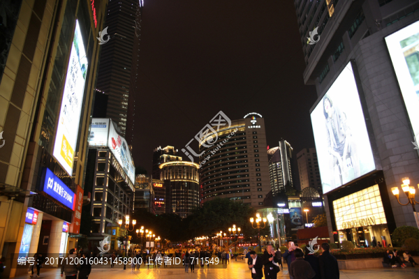 重慶解放碑夜景