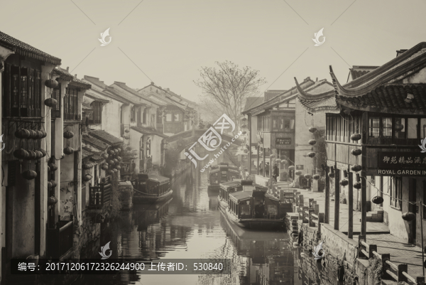 江南水鄉(xiāng)蘇州古鎮(zhèn)老照片