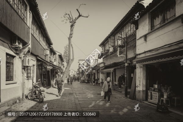 江南水鄉(xiāng)蘇州古鎮(zhèn)老照片