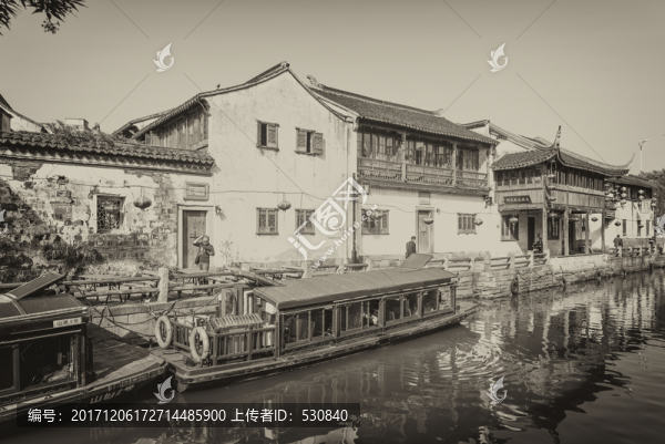 江南水鄉(xiāng)蘇州古鎮(zhèn)老照片