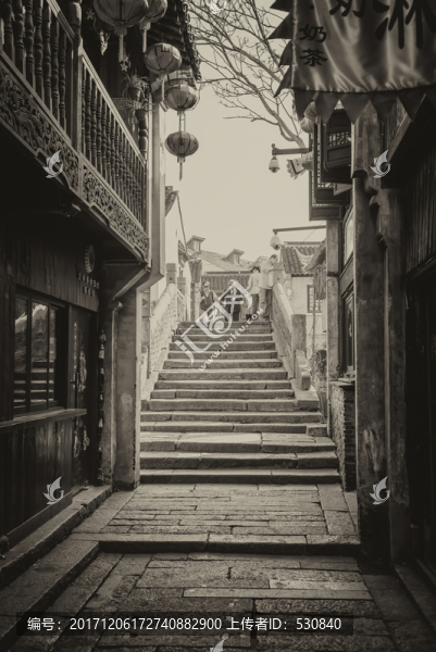 江南水鄉(xiāng)蘇州古鎮(zhèn)老照片