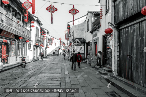 江南水鄉(xiāng)蘇州古鎮(zhèn)老照片