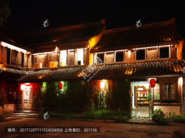 魯鎮(zhèn)古鎮(zhèn)夜景