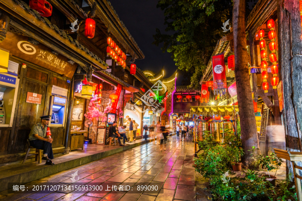 錦里夜景風光