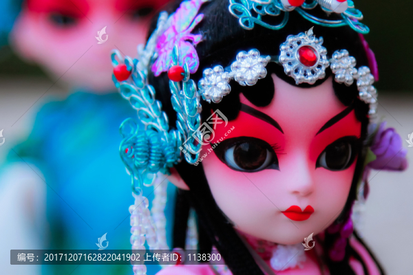 中國戲曲人物玩偶組照