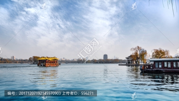 大明湖,游船