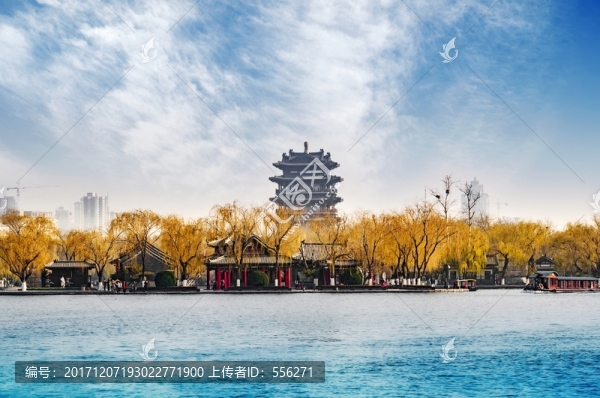 大明湖,超然樓遠景