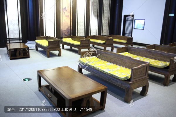 仿古座椅茶幾