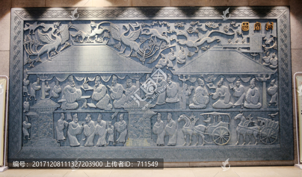 高清古代迎賓圖
