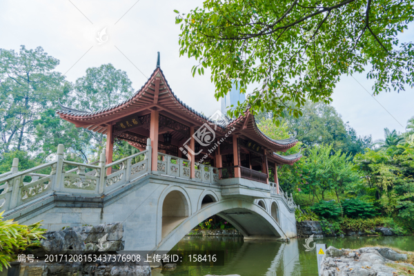 柳州,柳候公園,柳候祠,福民橋