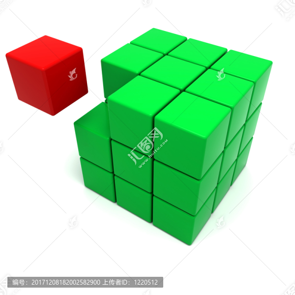 綠色的