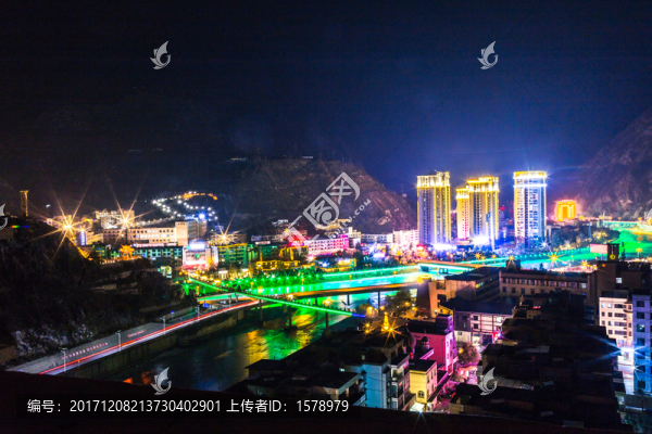 汶川夜景