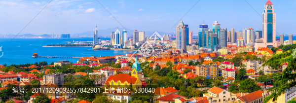 青島老城區(qū)全景大畫幅