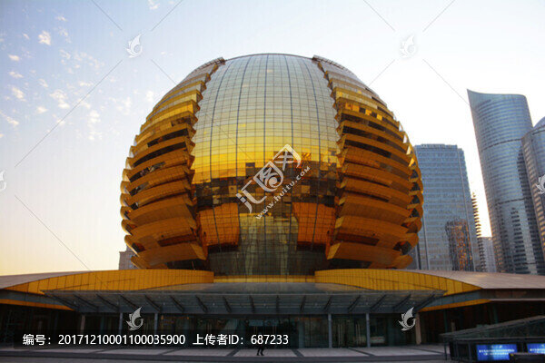 杭州錢江新城夜景國際會展中心