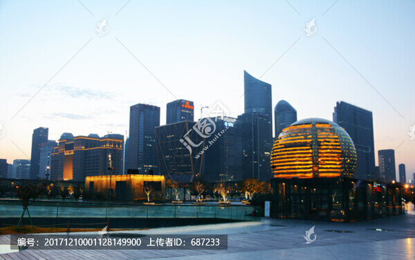 杭州錢江新城夜景國際會展中心