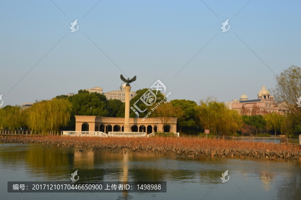 公園湖泊