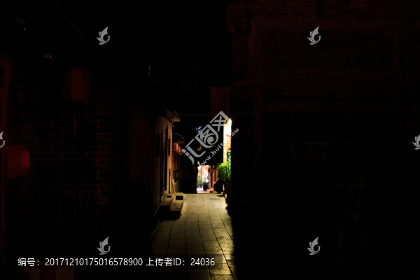 黃姚古鎮(zhèn),古鎮(zhèn)夜景