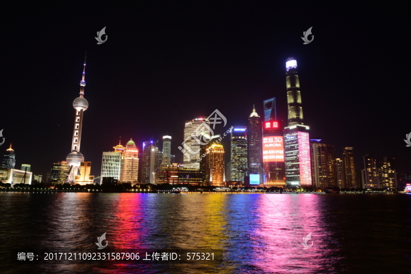 上海陸家嘴夜景