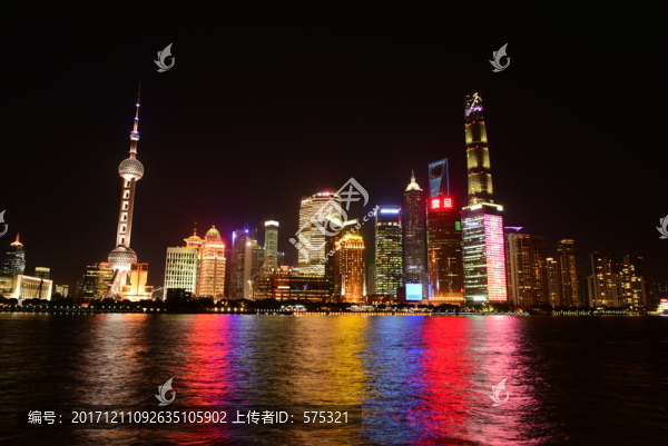 上海陸家嘴夜景