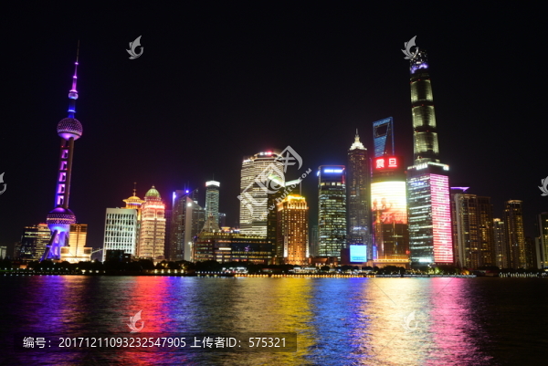 上海陸家嘴夜景