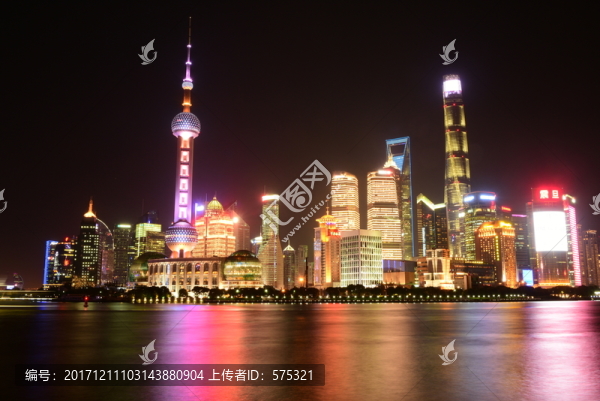 上海陸家嘴夜景