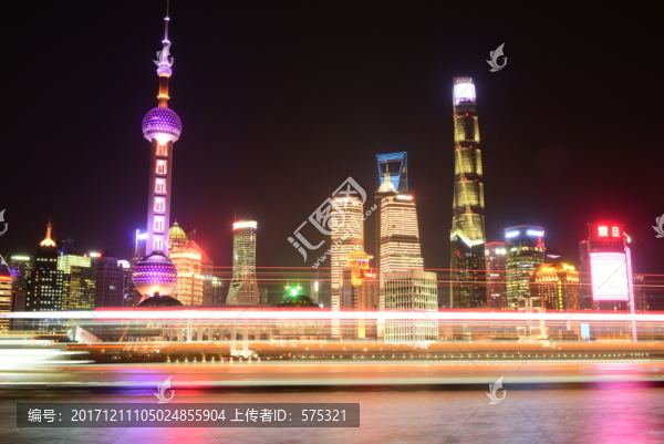 上海陸家嘴夜景