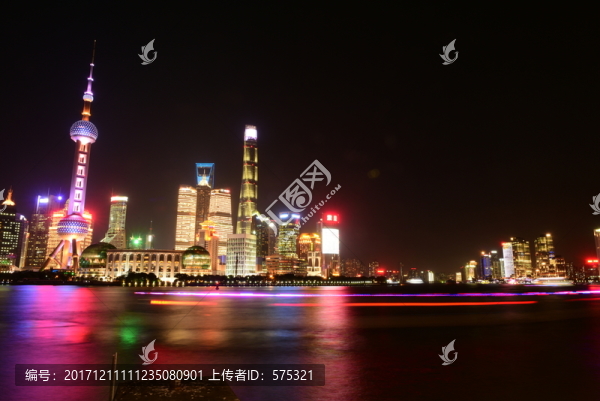 上海陸家嘴夜景