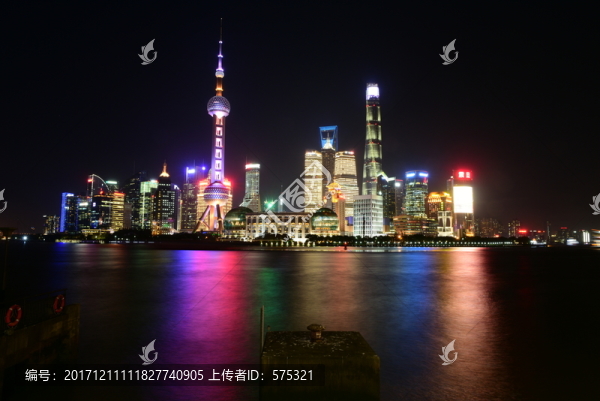 上海陸家嘴夜景