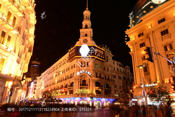 南京路步行街夜景