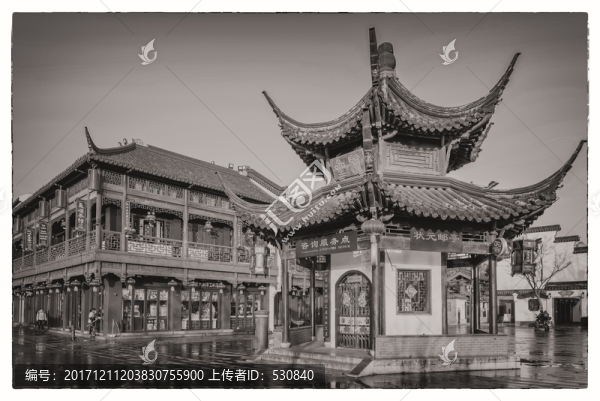 老南京黑白照片