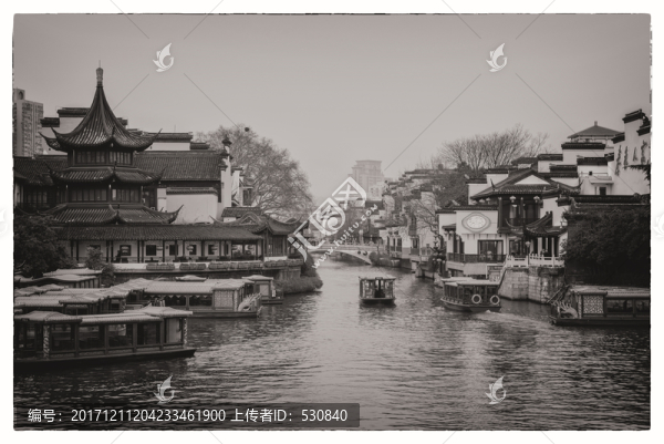 老南京秦淮河懷舊照片