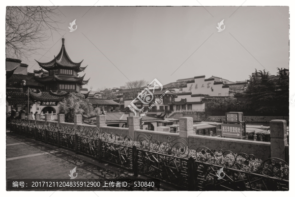 南京夫子廟懷舊照片