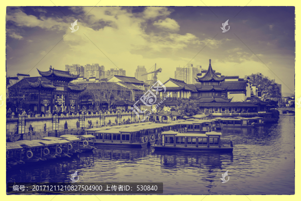 老南京秦淮河懷舊照片