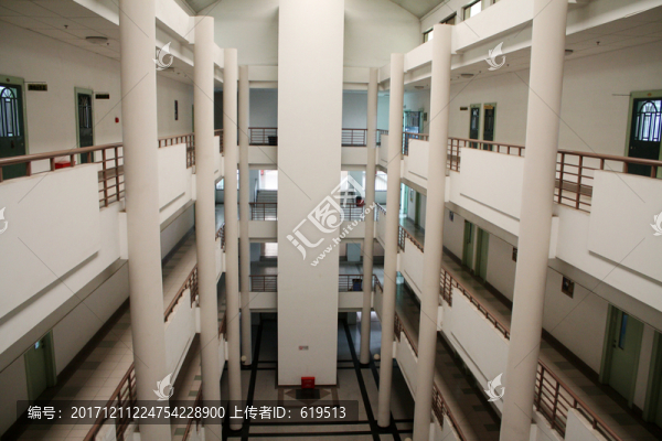 教學樓內(nèi)景,中庭,中航大