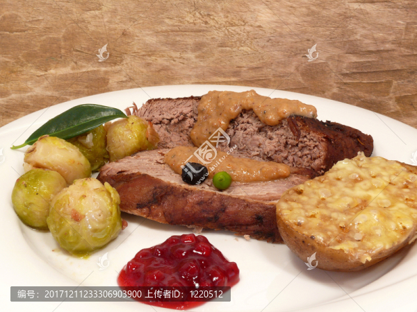 與rehbratenfleisch的菜