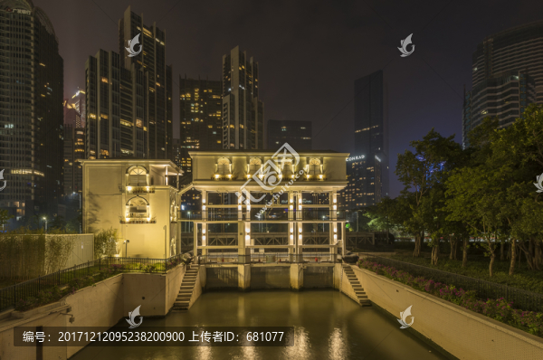 廣州珠江新城獵德水閘