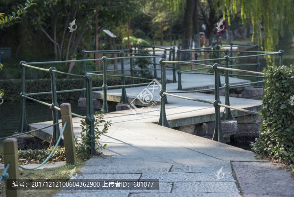 杭州西湖孤山石橋