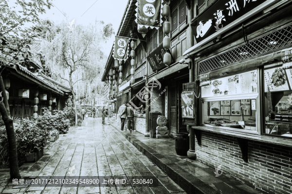 四川古鎮(zhèn)老照片